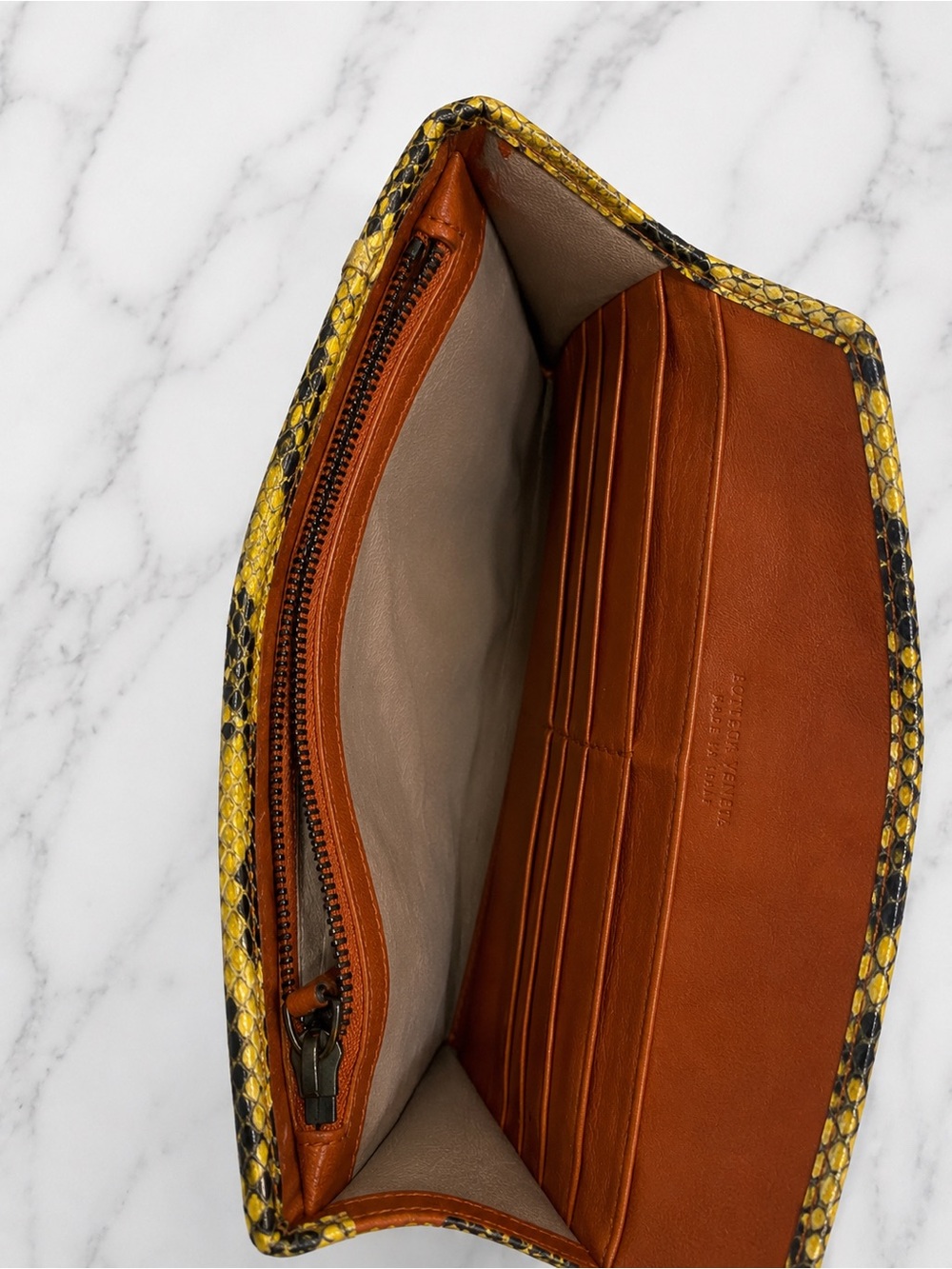 Hard to find Bottega Veneta Snakeskin, Velvet & Suede Handbag - Picture 7 of 9